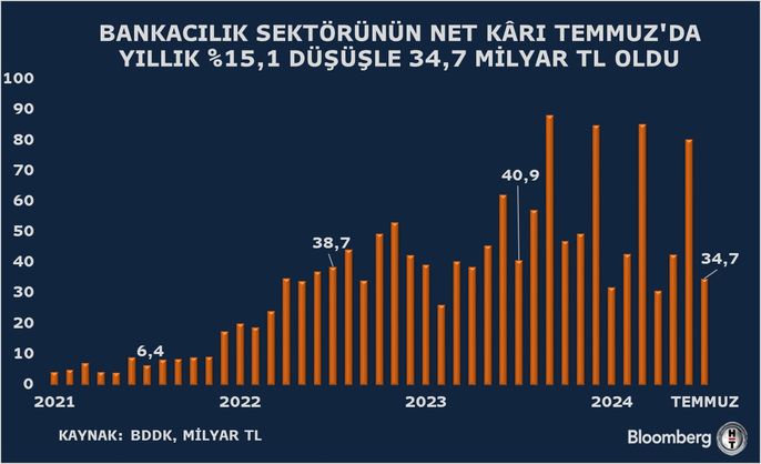 Bankacılık Sektörünün Temmuz Ayı Kâr Raporu