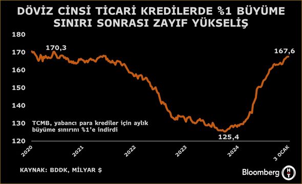 Döviz Kredilerindeki Yükselişin Zayıflaması